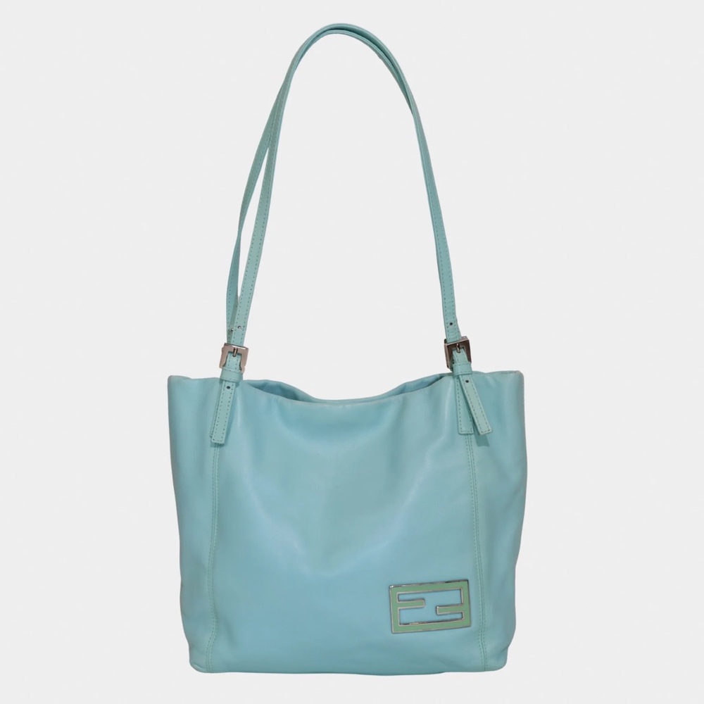 Fendi Tiffany Blue Nappa Mini Tote